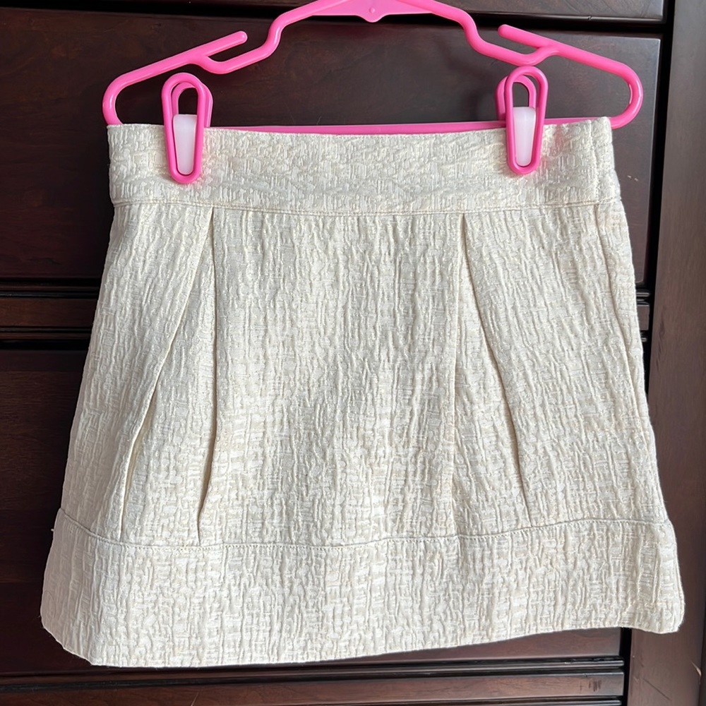 Janie and Jack Metallic Textured Skirt